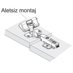 Hafele Metallamat Yavaşlatıcı Klipsli 110°