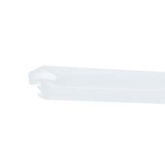 Hafele F03 Ortadan Basan Çatı Tipi Kapı Fitili 12mm, Şeffaf Renk (100 Metre)