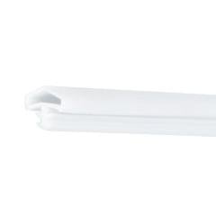 Hafele Ortadan Basan F03 Çatı Tipi Kapı Fitili 12mm, Mat Beyaz Renk (100 Metre)