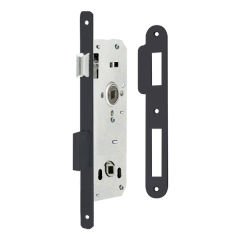 Hafele H40.04 Gömme Kilit Banyo Tipi (WC) Mat Siyah 40/23Mm