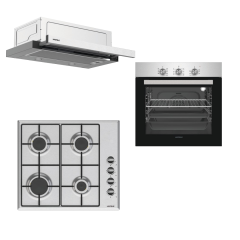 Hafele Üçlü Ankastre Set Inox