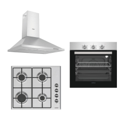 Hafele Üçlü Ankastre Set Eternal Inox