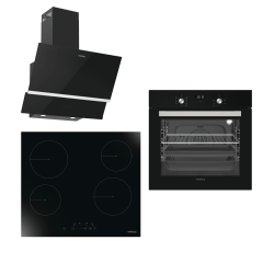 Hafele Üçlü Ankastre Set Siyah