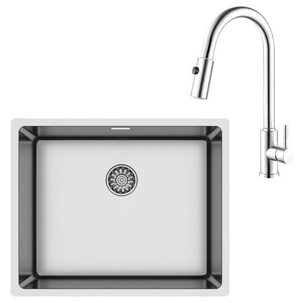 Hafele NOVARA05 Eviye, PABLO PULL Krom Batarya Seti