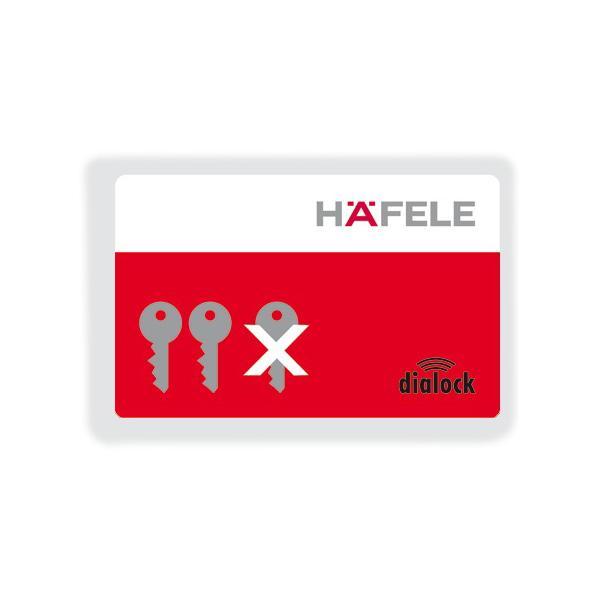 Hafele Programlama kartı, kırmızı silme, Mifare