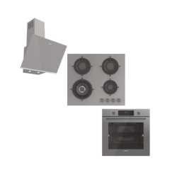 Hafele Üçlü Ankastre Set Orion Gri