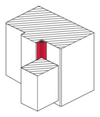 Hafele Yangın Fitili Kahve 12X12X2100Mm