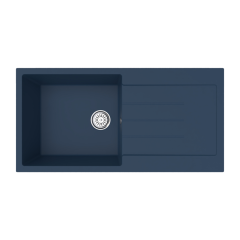 Vantole Granit Eviye Tek Göz Damlalıklı Antrasit