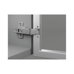 Hafele Metalla 310 A/SM 110°, Tam Bini Montajı Frenli Gizli Menteşe