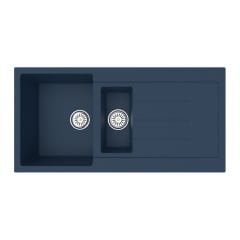 Vantole Bodrum-04 Granit Eviye 1,5 Göz Damlalıklı Antrasit