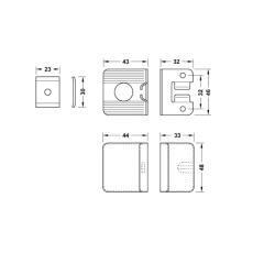Hafele L Dolap Askısı Vidalı 90kg Kahverengi (100 Adet)