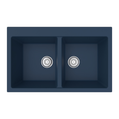 Vantole Granit Eviye Çift Hazneli Antrasit