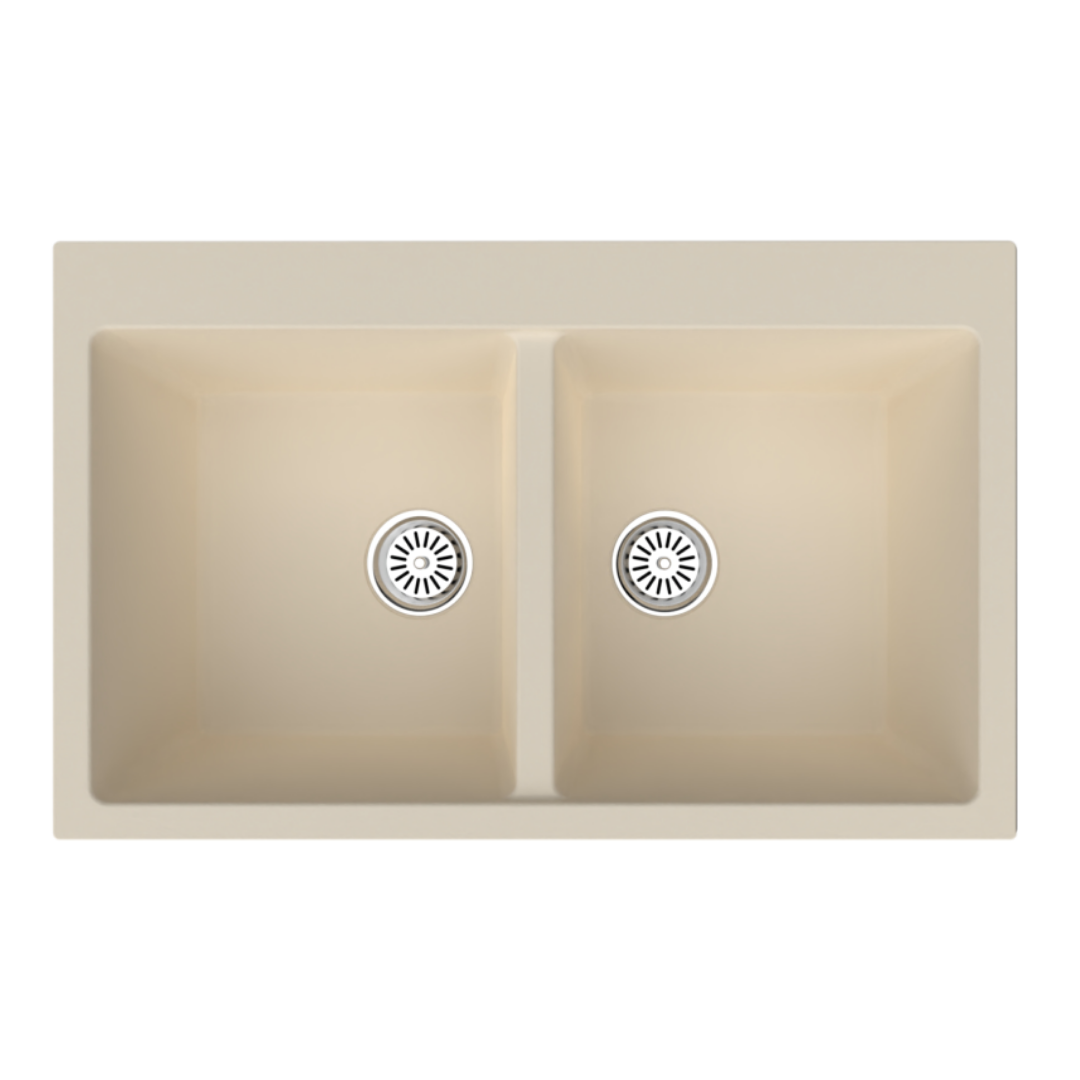 Vantole Granit Eviye Çift Hazneli Bej