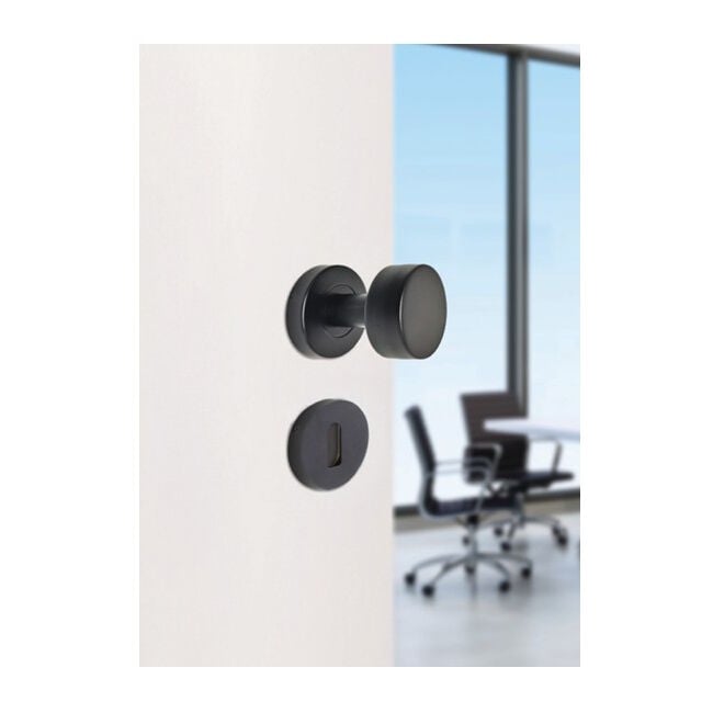 Hafele ROND II Mat Siyah Renk Topuz Kol