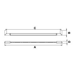 Hafele Mobilya Kulpu Pose 320mm Paslanmaz Çelik