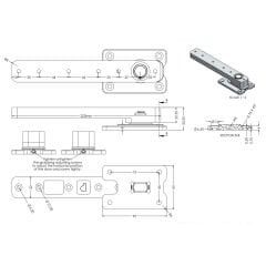 EVAN Frensiz 250 KG Pivot Menteşe