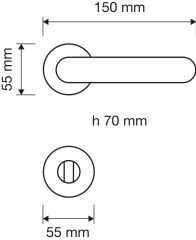 Aisha Kapı Kolu Fransız Altın Kaplama WC