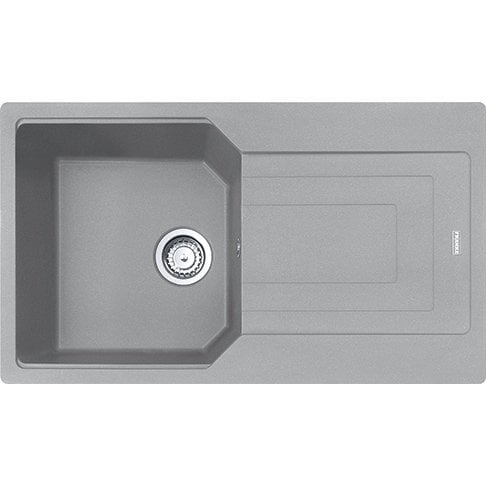Franke Granit Eviye Tek Gözlü Damlalıklı UBG 611-86 Stone Grey