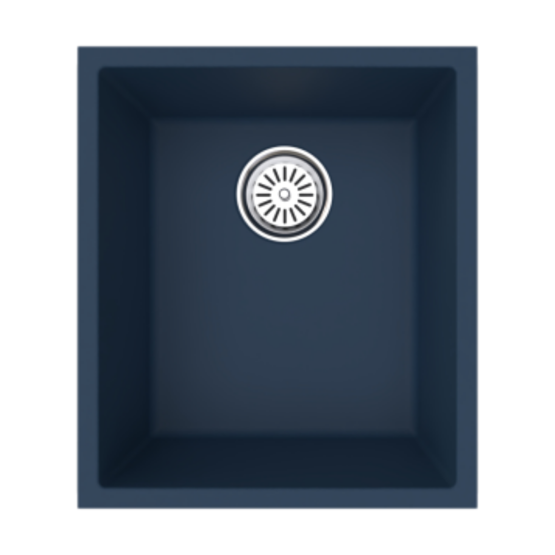 Vantole Granit Eviye 440x380mm Tek Gözlü Antrasit