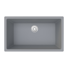 Vantole Granit Eviye 760x450mm Tek Gözlü Gri