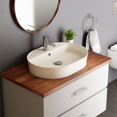 Hafele Banyo Lavabosu Bonita OB 600x450mm Parlak Beyaz Renk