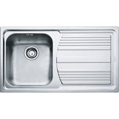 Franke Çelik Eviye Logica Line LLX 611-86 Tek Gözlü Tezgah Üstü Inox Sağ Damlalıklı