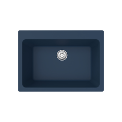 Vantole Granit Eviye 710x510mm Tek Gözlü Antrasit