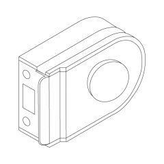 Hafele Nova Cam Kapı Karşılığı Gümüş Eloksal