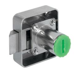Hafele Symo Yaylı Sürgü Sağ Kilit 22mm, Nikel Kaplama
