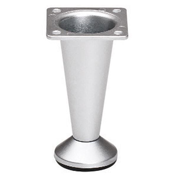 Hafele Helen Konik Mobilya Ayağı 50mm, Mat Krom Renk