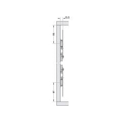 Hafele Ahşap - Pivot Kayar Kapak Slido F-Park71 16B