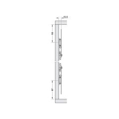 Hafele Ahşap - Pivot Kayar Kapak Slido F-Park71 16B