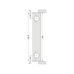Hafele Ahşap - Pivot Kayar Kapak Slido F-Park71 16B