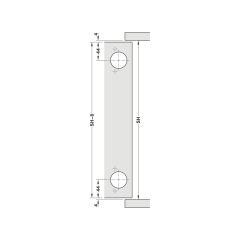 Hafele Ahşap - Pivot Kayar Kapak Slido F-Park71 16B