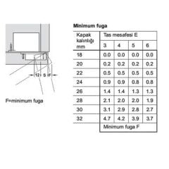 Hafele ORB Premium Menteşe Seti, Frenli Siyah