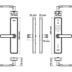 Häfele Akıllı Kilit Sistemleri, ZENITH - ML2501W