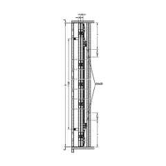 Hafele Slido Spinfront 60 Set 805/1990-2200mm