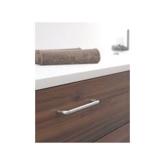 Hafele RYAN III Mat Siyah Çelik Mobilya Kulp (128 mm)