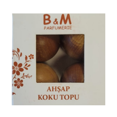 B&M Çekmece İçi Ahşap Koku Topu (4 Adet)