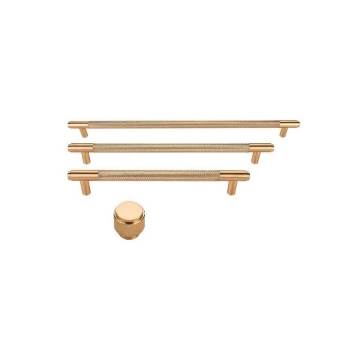 Hafele VERONA II Mat Altın Renk 160 mm Akslı Kulp