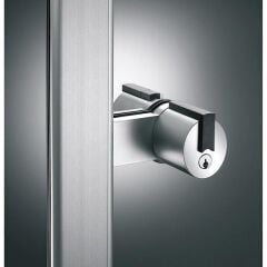 Hafele Forma Alüminyum Çerçeveli Cam Kapı Adaptörü Gümüş Eloksal