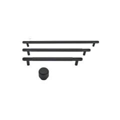 Hafele VERONA II Mat Siyah Renk 320 mm Akslı Kulp