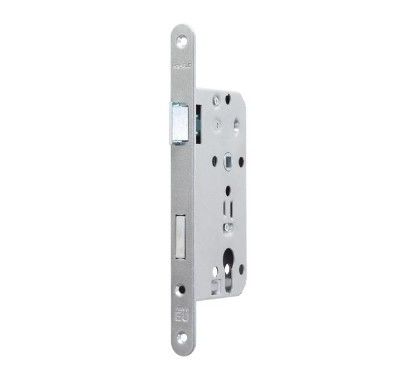 Hafele H55.02 Gömme Kilit PC gümüş 55/20mm sağ