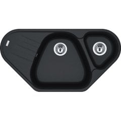 Franke Granit Eviye Antea Köşe AZG 661-E Nero