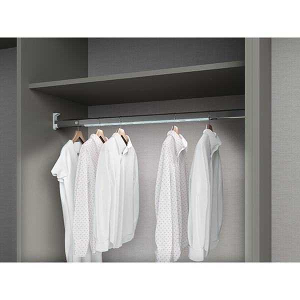 Hafele SELECT II Işıklı Askı Borusu Pilli, krom,562mm