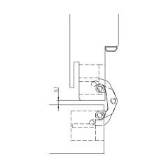 Anselmi AN 150 3D Gizli Menteşe Satin Nikel