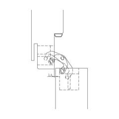 Anselmi AN 150 3D Gizli Menteşe Satin Nikel