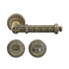 Hafele Kapı Kolu Seti Ponte WC Antik Bronz