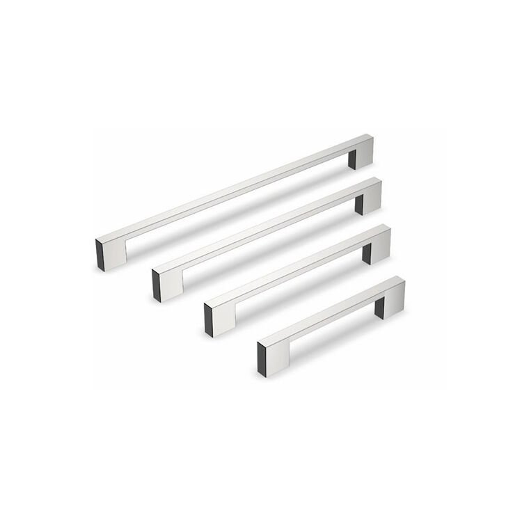 Hafele HANNAH III Kulp parlak krom 224mm