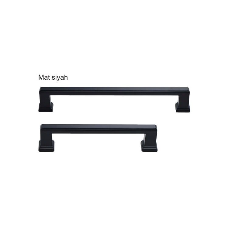 Hafele MELE Kulp mat siyah 192mm